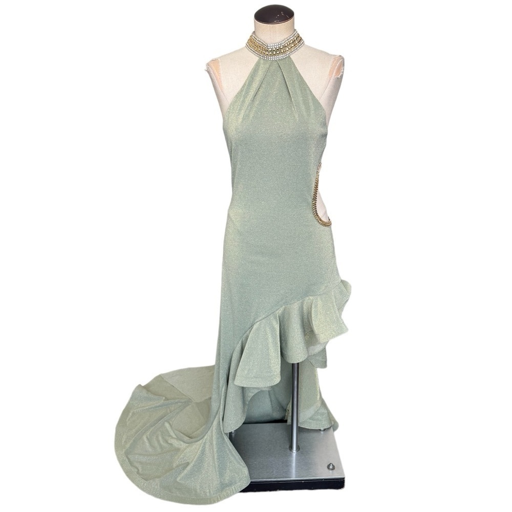 Bronx and Banco Runway X REVOLVE Nefertiti Gown in Menthol Large - Picture 6 of 17